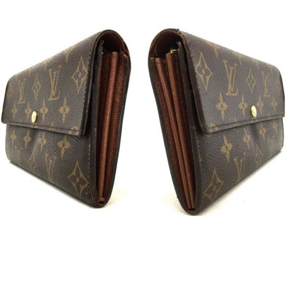 💯 Auth Louis Vuitton Sarah Bifold Wallet Monogram - Picture 3 of 8